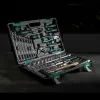 Набор инструментов, 1/2", 1/4", CrV, пластиковый кейс 76 предметов Stels