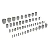 Набор инструментов, 1/2", 1/4", 3/8", CrV, S2, пластиковый кейс, 216 предметов Denzel
