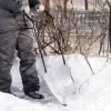 Движок для уборки снега оцинкованный, 750х420х1120 мм, усиленный, стальная рукоятка, Сибртех
