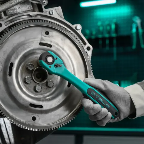 Набор инструментов 1/2", 1/4", CrV, 12 гранные головки, пластиковый кейс, 94 предмета Stels