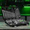 Набор инструментов, 1/2", 1/4", пластиковый кейс 89 предметов Сибртех