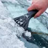 Щетка-сметка для снега со скребком, телескоп, поворотная голова, водосгон, 900-1200 мм Denzel