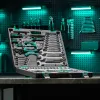 Набор инструментов, 1/4", 1/2", Cr-V, S2, усиленный кейс, 119 предметов Stels