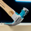 Молоток-гвоздодер,200 г, угол 45, магнит, обрезиненная рукоятка AMERICAN HICKORY GROSS