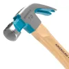 Молоток-гвоздодер,200 г, угол 45, магнит, обрезиненная рукоятка AMERICAN HICKORY GROSS