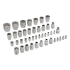 Набор инструментов 1/2", 1/4", CrV, 12 гранные головки, пластиковый кейс, 109 предмета Stels