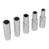 Набор инструментов, 1/2", 1/4", CrV, 12 гранные головки, пластиковый кейс, 76 предметов Stels