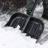 Лопата для уборки снега, поликарбонат, 460х400х1370 мм, стальной черенок, BASE Palisad