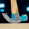 Молоток-гвоздодер,200 г, угол 45, магнит, обрезиненная рукоятка AMERICAN HICKORY GROSS