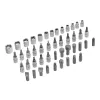 Набор инструментов, 1/2", 1/4", пластиковый кейс, 94 предмета Сибртех