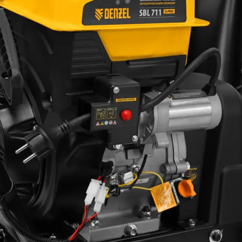 Снегоуборщик бензиновый SBL 711D PRO, 302cc, эл.старт, фара, обогрев, блок. дифф. Denzel