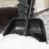 Лопата для уборки снега, полипропилен, 550х415х1405 мм, алюминиевый черенок, BASE Palisad