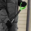 Лопата для уборки снега, полипропилен, 550х415х1405 мм, алюминиевый черенок, BASE Palisad