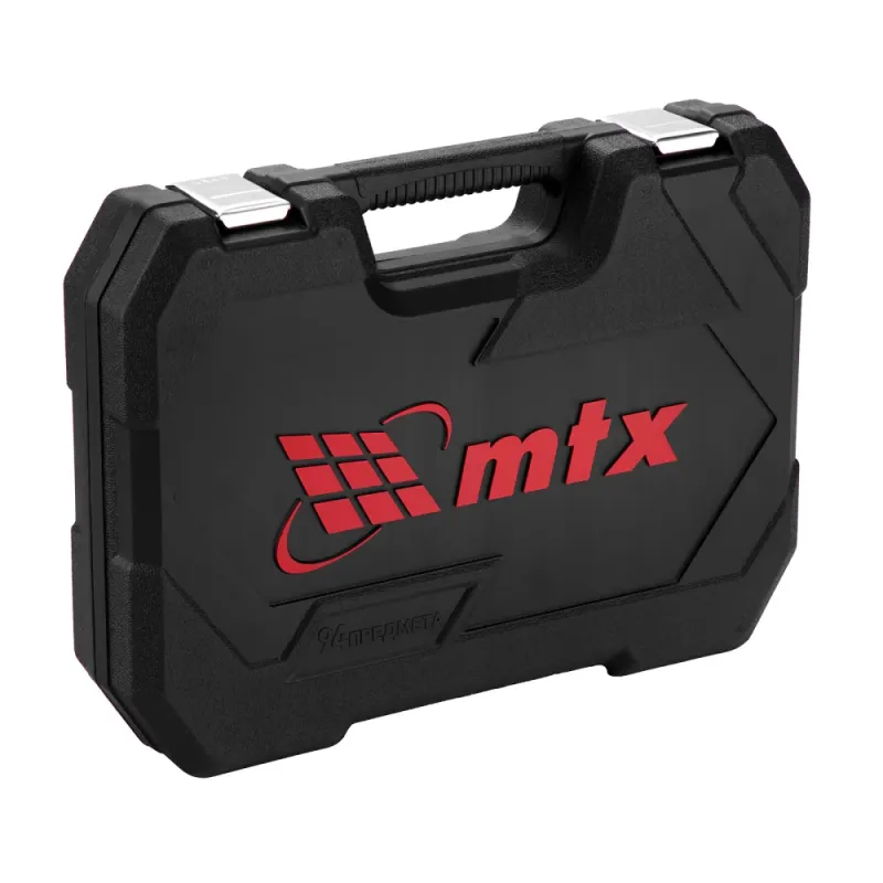 Набор инструментов, 1/2", 1/4", пластиковый кейс, 94 предмета MTX