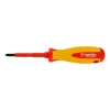 Отвертка Insulated до 1000 В, PH1x75 мм, CrMo, 2к рукоятка Matrix