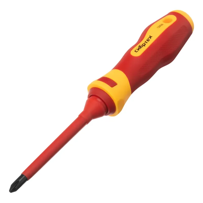 Отвертка диэлектр. до 1000 В, 9 пред. 7 жал, PH + SL + Torx + SP + TW, CrV, 2к рукоятка Сибртех