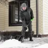 Лопата для уборки снега, полипропилен, 550х415х1405 мм, алюминиевый черенок, BASE Palisad