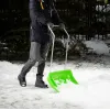 Движок для уборки снега пластиковый, 815 х 440 х 1150 мм, алюминиевая рукоятка, Сибртех