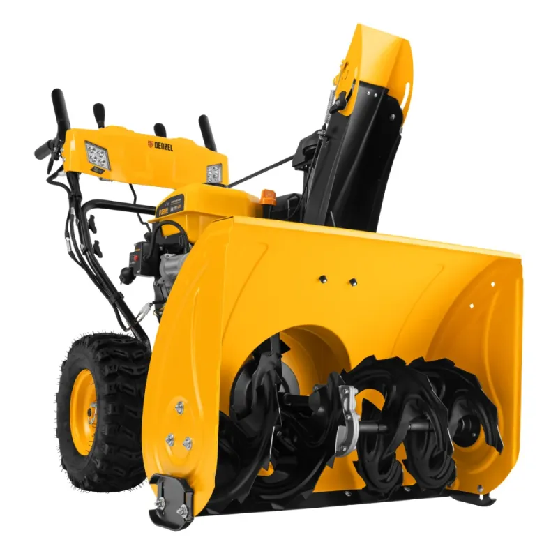 Снегоуборщик бензиновый SBL 711D PRO, 302cc, эл.старт, фара, обогрев, блок. дифф. Denzel