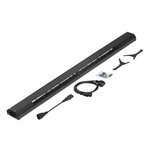 Конвектор электрический плинтусный ATRIC-300, 230 В, 300 Вт, ТЭН, черный Denzel