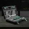Набор инструментов 1/2", 1/4", CrV, 12 гранные головки, пластиковый кейс, 82 предмета Stels