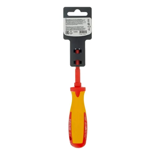 Отвертка Insulated до 1000 В, PH1x75 мм, CrMo, 2к рукоятка Matrix