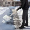 Лопата для уборки снега стальная оцинкованная, 330х365 мм, без черенка, Россия Сибртех