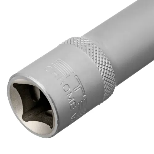 Головка торцевая удлиненная, 13 мм, 6-гранная, CrV, под квадрат 1/2", Stels
