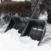 Лопата для уборки снега, полипропилен, 535х375х1400, стальной черенок, BASE Palisad