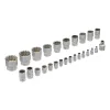 Набор инструментов 1/2", 1/4", CrV, 12 гранные головки, пластиковый кейс, 82 предмета Stels