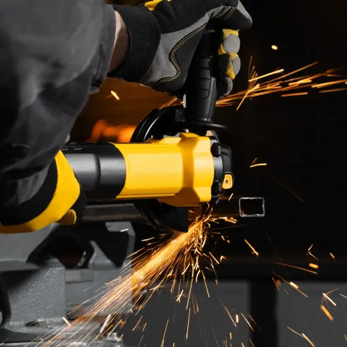 Машина шлифовальная угловая AGB125-1700, 1700 Вт, 125 мм, 3000-11000 об/мин Denzel