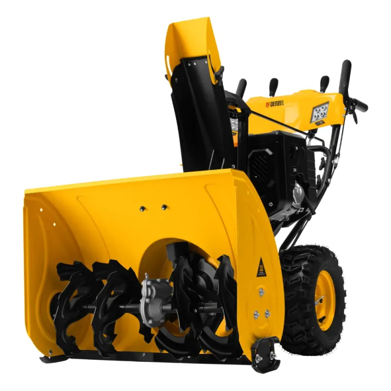 Снегоуборщик бензиновый SBL 711D PRO, 302cc, эл.старт, фара, обогрев, блок. дифф. Denzel