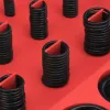 Набор резиновых уплотнительных прокладок, D 7 - 53 мм, 406 предм. Сибртех