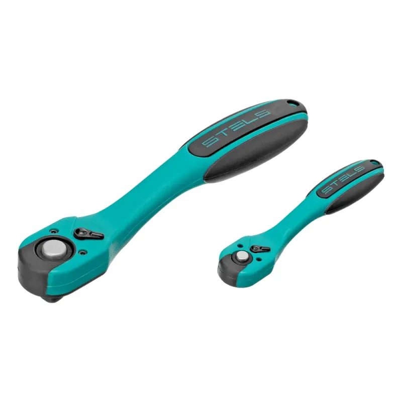 Набор инструментов 1/2", 1/4", CrV, 12 гранные головки, пластиковый кейс, 82 предмета Stels