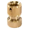 Набор для подключения шланга 1/2", (переходник, 2 соединит.аквастоп), латунный Palisad