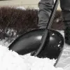 Лопата для уборки снега, полипропилен, 400х417х1390 мм, алюминиевый черенок, BASE Palisad