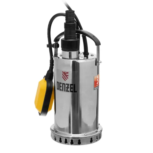 Дренажный насос DP-600X, 600 Вт, подъем 7,5 м, 8500 л/ч Denzel