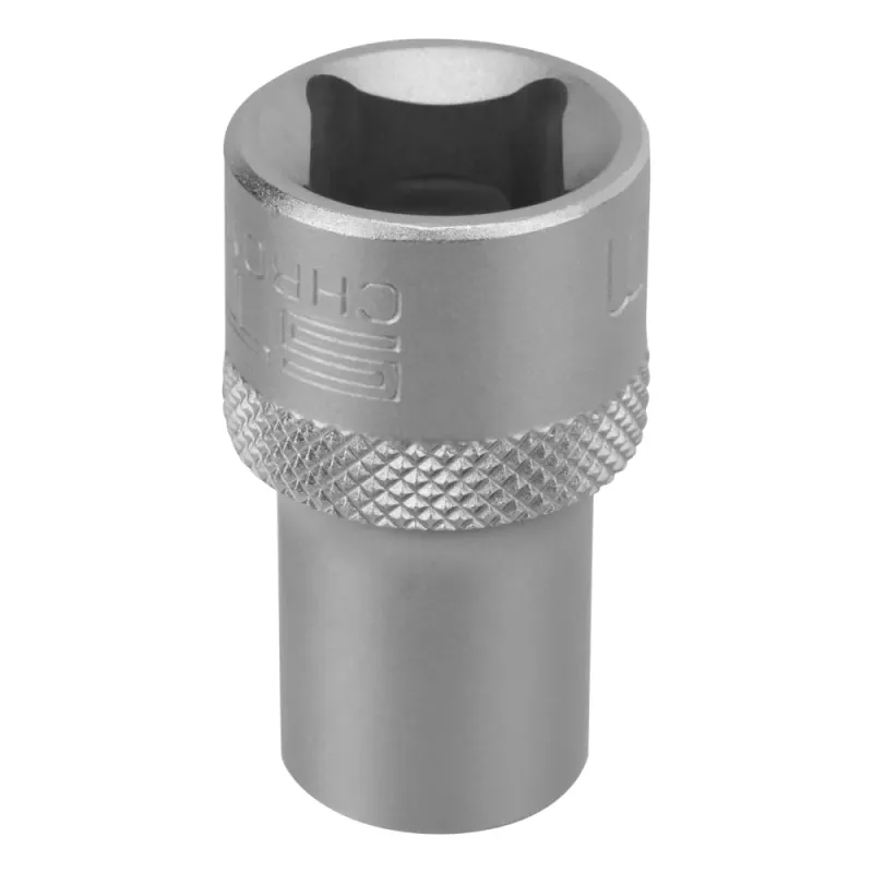 Головка торцевая, 11 мм, 6-гранная, CrV, под квадрат 1/2" Stels