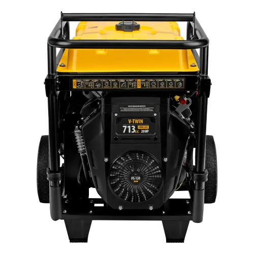 Генератор бензиновый PS-120EA, 12 кВт,230 В, 40л, разъём ATS,эл.старт Denzel