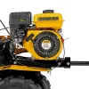Мотоблок DPT-270S, 7 л.с., ремен.сцеп, фрез 3х4, ШОМ, передачи 2В/1Н Denzel