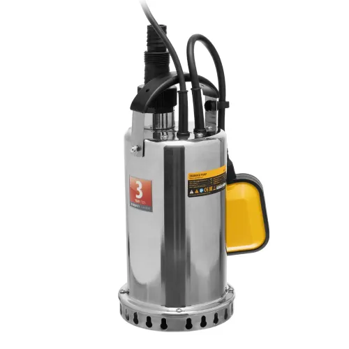 Дренажный насос DP-600X, 600 Вт, подъем 7,5 м, 8500 л/ч Denzel