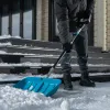 Лопата-скрепер для уборки снега,полипропилен,550х340х1450 мм,алюминиевый черенок,ПВХ, LUXE Palisad