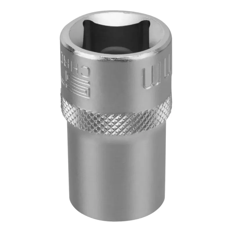 Головка торцевая, 14 мм, 6-гранная, CrV, под квадрат 1/2" Stels