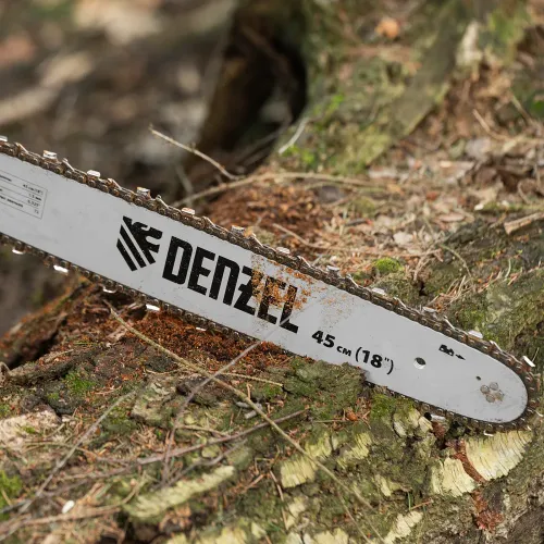 Бензопила DS-5218, шина 45 см, 52 см3, 3 л.с, шаг 0,325, паз 1,5 мм, 72 звена Denzel