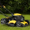 Газонокосилка бензиновая GLD-460SP-VE, 146 см3, шир. 46см, самоходная, вариатор, эл.старт, 60 л Denzel