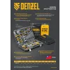 Набор инструментов, 1/2", 1/4", CrV, S2, пластиковый кейс, 64 предмета Denzel