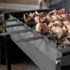 Мангал сварной на колесах, 662х390х152/805 мм, сталь 2 мм, кочерга в комплекте, Camping Palisad