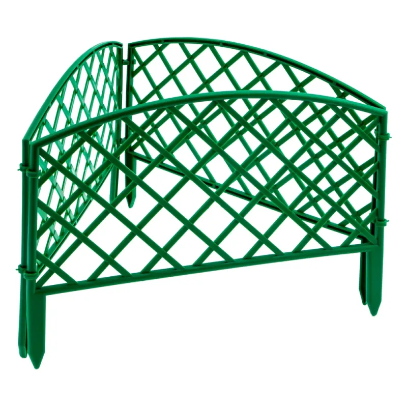 Забор декоративный "Сетка", 24 х 320 см, зеленый, Palisad