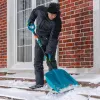 Лопата для уборки снега, полипропилен, 450х450х1355 мм, алюминиевый черенок, LUXE Palisad
