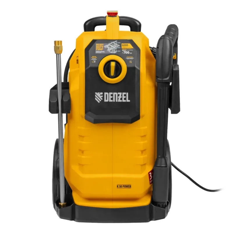 Мойка высокого давления K 50 Power, 2100 Вт, 150 бар, 600 л/ч, асинх. двиг. Denzel